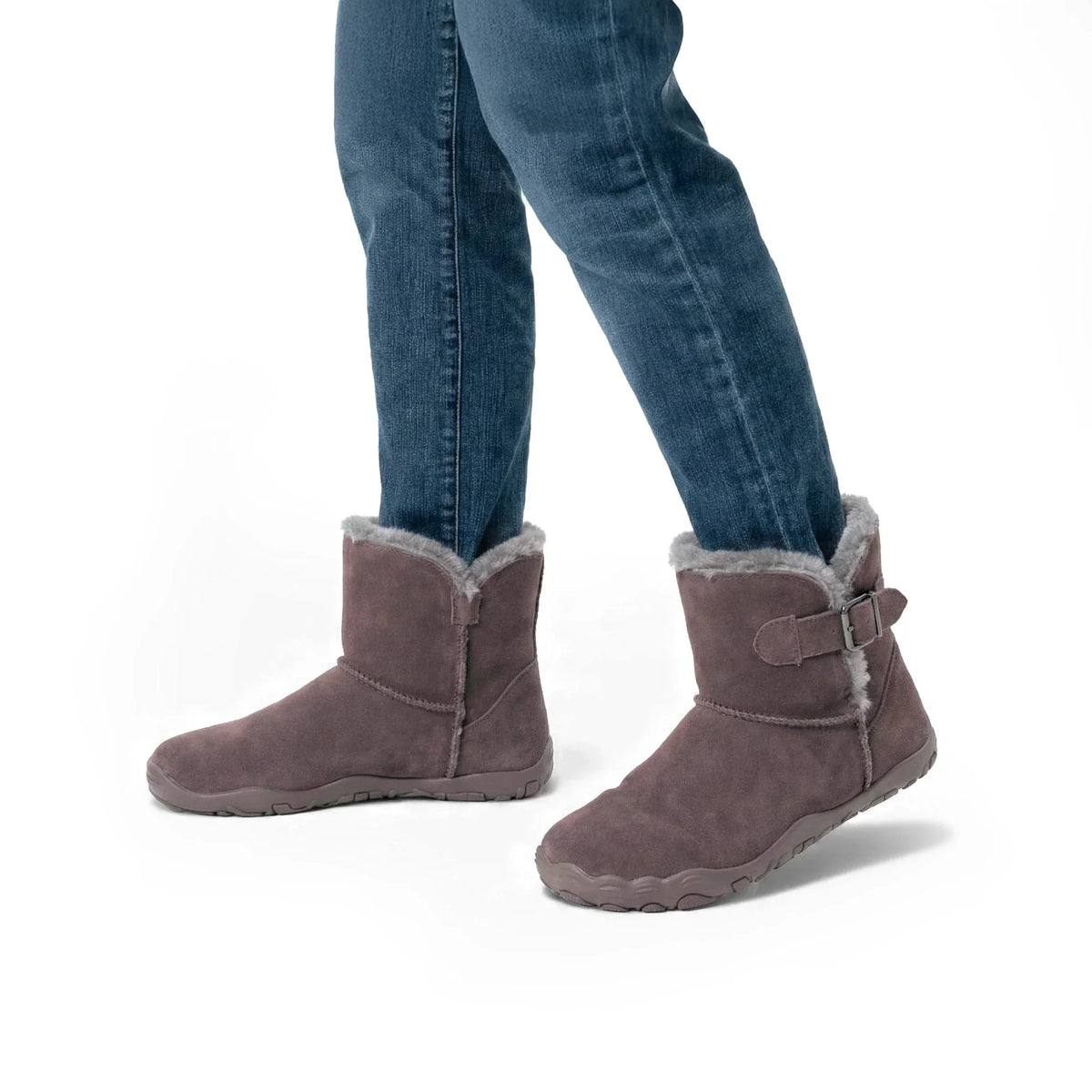 Cozely - Women's Fur-Lined & Ergonomic Barefoot Shoes
