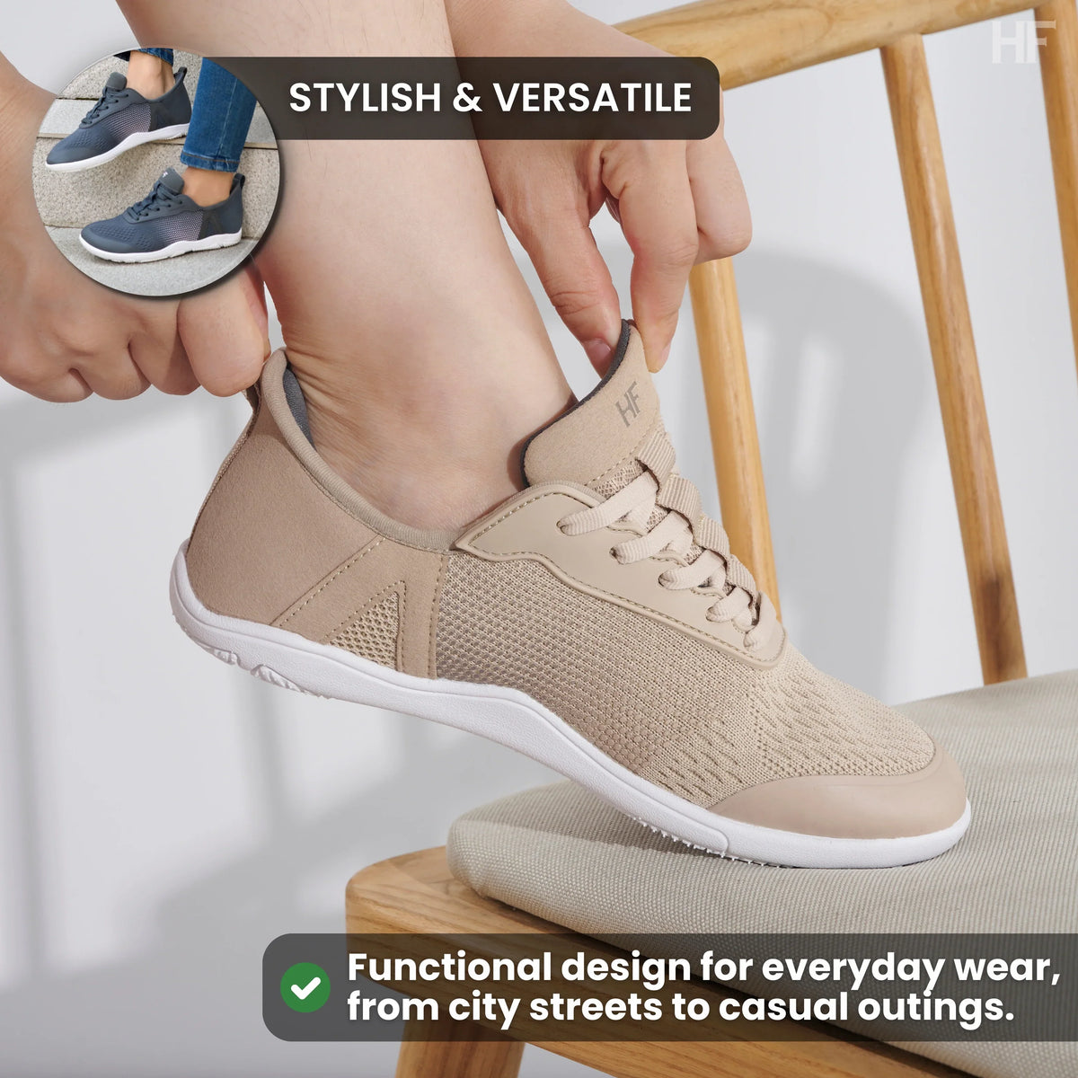 HF Stride – Hands-Free & Ergonomic Barefoot Shoes