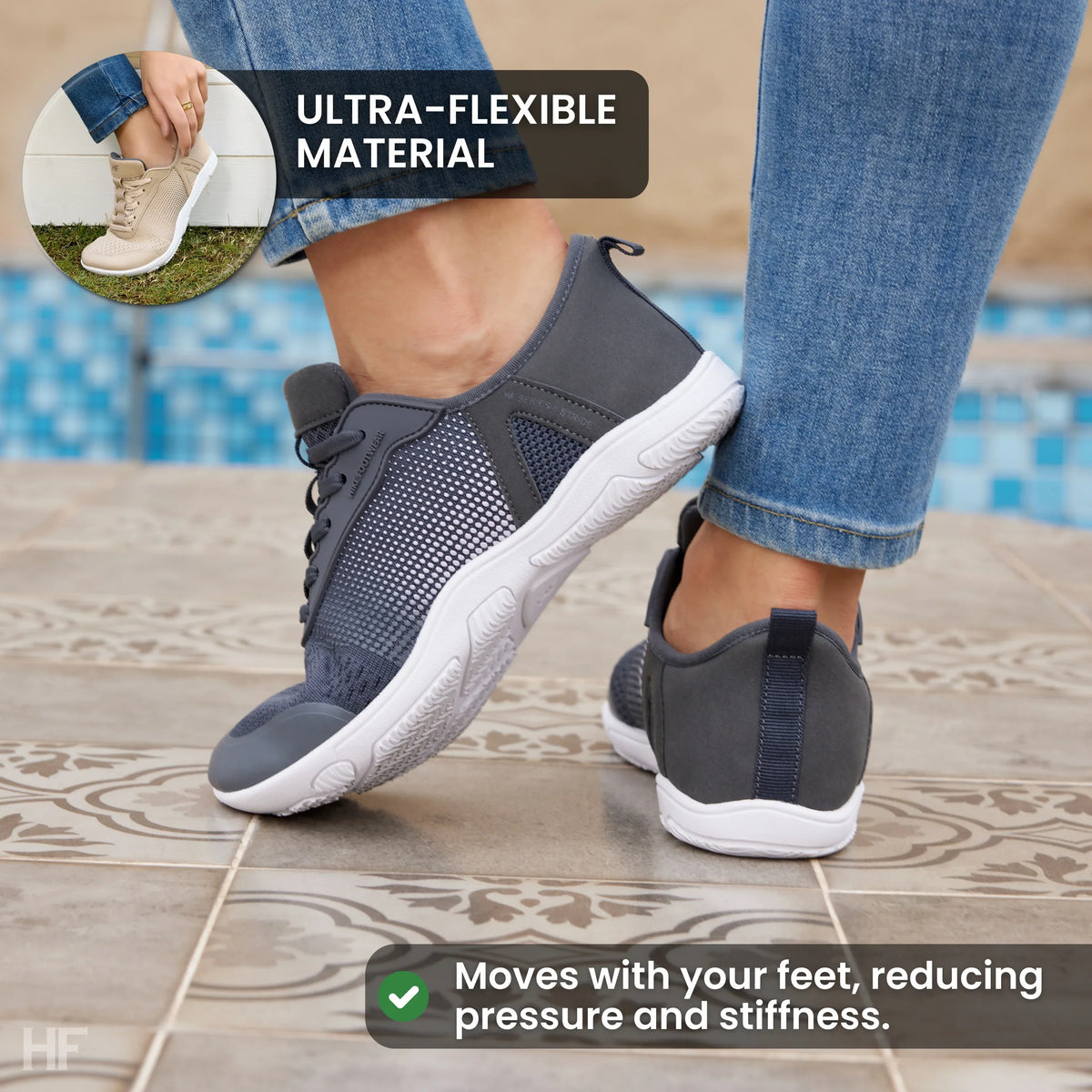 HF Stride – Hands-Free & Ergonomic Barefoot Shoes (CC)